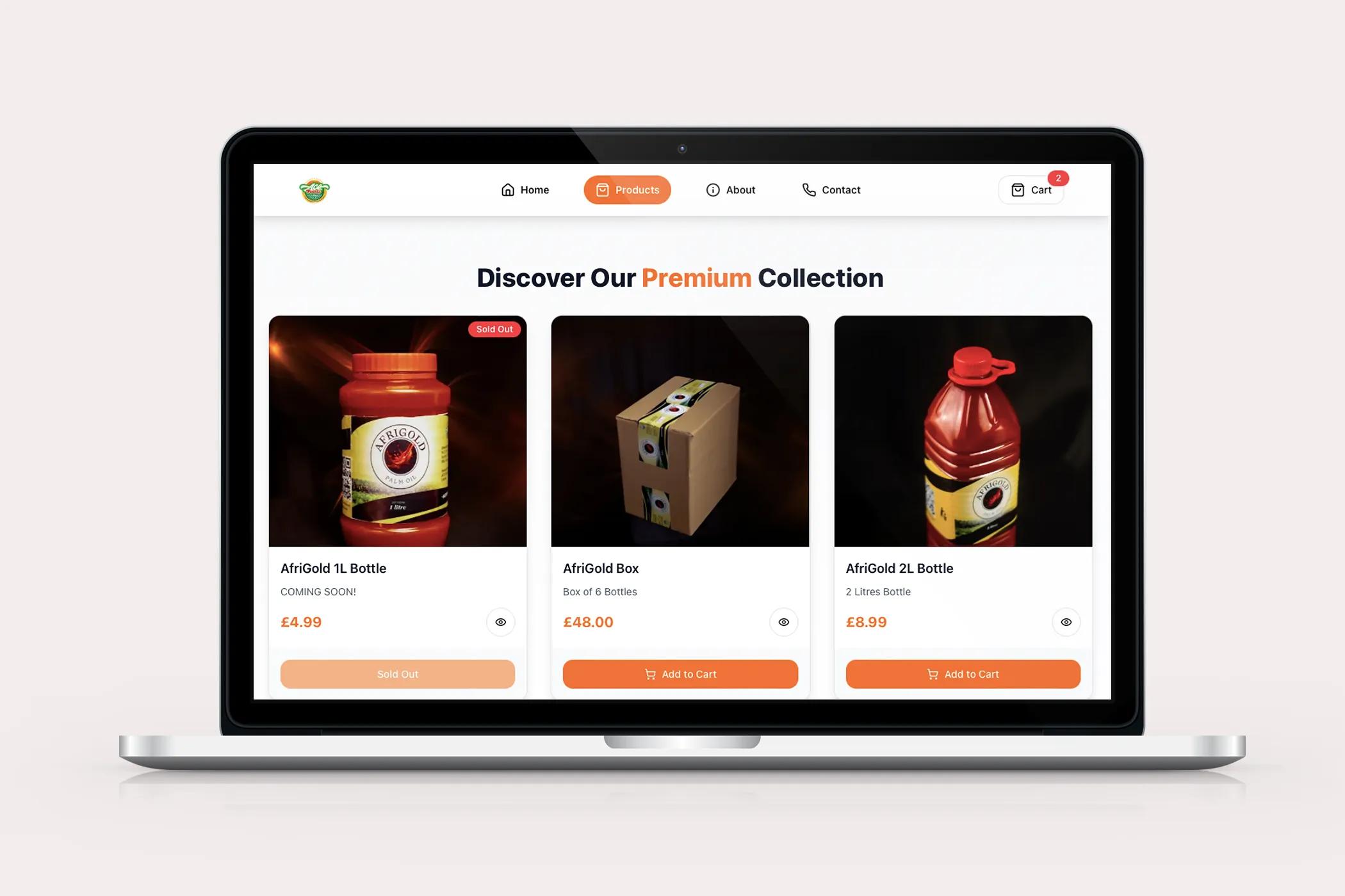 Acefoods UK E-Commerce Website